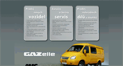 Desktop Screenshot of gazelle.cz
