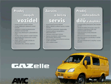 Tablet Screenshot of gazelle.cz
