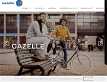 Tablet Screenshot of gazelle.pl